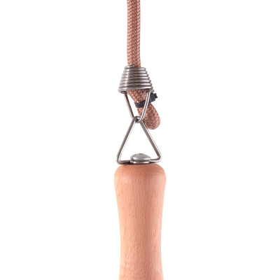 Скакалка с деревянными ручками IN22-JR300, нейлон, коричневый, 2,8 м