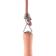 Скакалка с деревянными ручками IN22-JR300, нейлон, коричневый, 2,8 м