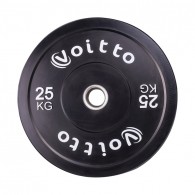 Диск бамперный Voitto 25 кг, черный (d51)